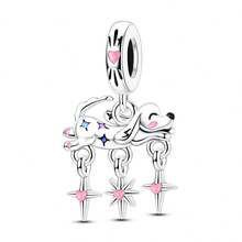 1 قطعة من الفضة المطلية بالذهب قلادة على شكل كلاب من أنواع الريتريفر الذهبي والبومرانيان والبيجل والبلدوج والشنوزر، مناسبة لصنع الأساور والقلائد والمفاتيح والمجوهرات DIY، هدية مناسبة للأصدقاء والعائلة للاستخدام اليومي