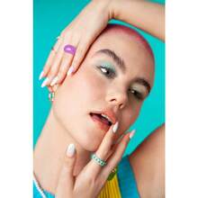 Pastel Dreams 30-Nail Almond Set – Stay Press'd 5-Second Press-On Mani, Soft Gradient Hues, Chip-Proof Shine