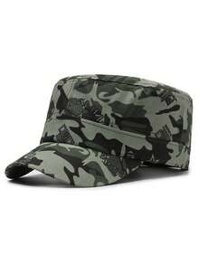 Unisex Camouflage Newsboy Cap, Adjustable Head Circumference Baseball Cap, Outdoor Baseball Cap, Suitable For Daily Use