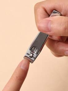 2pcs Classic Stainless Steel Nail Clippers, Heavy Duty Large Nail Trimmer, Manicure Tools, Easily Trim Thick Nails On Fingers And Toes, High Quality And Durable, Suitable For Commercial And Home Use, Unisex - Silver - View 4