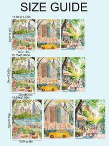 3 pezzi Quadri murali moderni ad acquerello della città di New York, cartellone su tela di New York, decorazione da parete a tema viaggio, pittura paesaggistica del Central Park di New York, opera d'arte murale dei landmark di New York, adatta per camera da letto, soggiorno, ufficio, sala da pranzo, cucina, studio, corridoio, dormitorio, bagno, regalo ideale per amici, opera d'arte da parete, decorazione da parete, decorazione per la casa, decorazione per la stanza, tela artistica da parete, cartellone, opera d'arte incorniciata, opzioni di cornice disponibili - Multicolore - Visualizzare 10