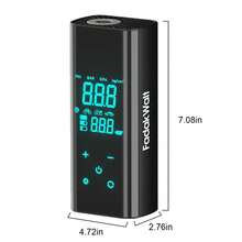 FADAKWALT Portable Digital Tire Inflator With Pressure Gauge, Electric Air Compressor For Car Tires, Bicycles, Motorcycles And Inflatable Equipment - Black - View 4