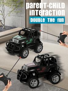 Vehículo de control remoto todoterreno en miniatura, juguete, regalo para niños, 3 opciones de color, diseño de coche realista