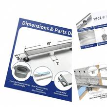 A398R - 12 1 - 1/2" NPSM Coarse Thread Removable Oil Rubbed Bronze Stainless Steel & Brass Bathtub Stopper, Modern Style