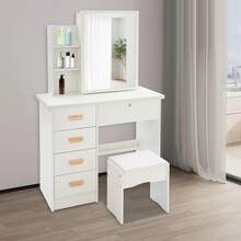 YUNRUX Vanities & Vanity Benches - White - View 11