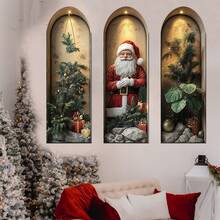 3pcs Set Nordic Green Plant Theme Faux Arch Window Stickers. Self-Adhesive Removable Decorative Decals, Suitable For Christmas, Halloween, Thanksgiving, Valentine's Day, Spring Festival, Easter, New Year, Independence Day And Other Holidays, Applicable To Party, Office, Home, Living Room, Bedroom, Bathroom, Kitchen, Garden, Room, House And Other Scenarios, Applicable To Party, Office, Home, Living Room, Bedroom, Bathroom, Kitchen, Garden, Room, House And Other Room Decorations Christmas Decoration XMAS Decor Christmas Tree Gift Decor Thanksgiving Wedding Home Decor Home Decor Fall Decor Autumn Decor Birthday Decorations For Gifts Party Supplies Indoor Holiday Festival Decor Halloween Decor Wall Decor Halloween Ornaments Christmas Decoration XMAS Decor Christmas Tree Gift Decor Thanksgiving Wedding Home Decor Home Decor Fall Decor Autumn Decor Birthday Decorations For Gifts Party Supplies Indoor Holiday Festival Decor Halloween Decor Wall Decor Halloween Ornaments