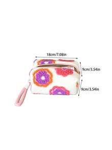 MEYOU FAIRY 化妆包、便携手提包、收纳包、洗漱包、大容量化妆包、化妆品和纸巾收纳包、旅行必备包、收纳包、女士卫生巾收纳包、学生铅笔盒、内袋、拉链手提包收纳包、带拉链的化妆包、化妆袋、化妆品收纳包、化妆品整理包、旅行、化妆包、包、梳妆台、化妆包、旅行必备、化妆包、包、旅行必备、梳妆台配件、小型化妆包、小袋、化妆包、旅行必备 - 彩色 - 查看 8