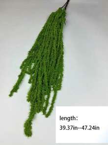 1/2/3/4/5 piezas Decoraciones colgantes de arroz estilizadas, decoraciones florales verdes, decoración navideña de alta moda, decoración del hogar/boda con flores secas