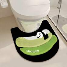 1/3件套浴室防滑吸水垫，熊猫图案硅胶垫，浴室套装，U型马桶垫，洗手盆吸水脚垫，2.5毫米厚浴室厨房装饰圣诞装饰厨房地毯 - 可愛貓熊 - 查看 9