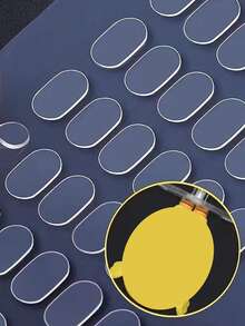 1pc Removable Double Sided Gel Glue Pads Action Figures Adhesive Mounting Dots Poster Wall Hanging Clear Sticky Glue Fixed Patch