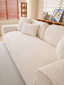 1 husă de pernă de canapea din pluș cald, pernă de șezut minimalistă modernă, husă de canapea rezistentă la praf și lavabilă, moale și rezistentă la decolorare, potrivită pentru animale de companie, se potrivește canapelei în formă de L și canapelei cu 1/2/3/4 locuri, potrivită pentru dormitor, birou, living