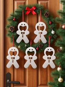 Ouvre-bouteille de Noël - Bonhomme en pain d'épices - Décoration de maison et fournitures de fête durables en métal, convient pour la maison, la cuisine, le bar - Sans pile, essentiel pour la maison, accessoire saisonnier, construction robuste, ouvre-bouteille de haute qualité, ustensile de cuisine, accessoire de bar, décoration de Noël