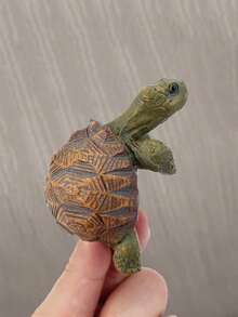 1PC/3PCS Resin Tortoise Planter Pot Hanger Figurine Cute Animal Ornament For Garden And Yard Decor - 龜 - 查看 6