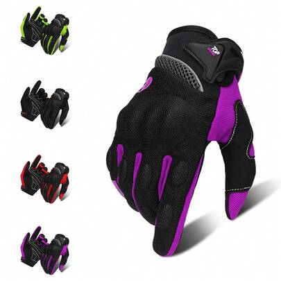 Mănuși de motocicletă 1 buc, respirabile, sport în aer liber, mănuși de motocross, echitatie, anti-cădere, mănuși de motocicletă, ecran tactil, ciclism, mănuși de vară pentru motociclete, accesorii pentru motociclete 1 buc