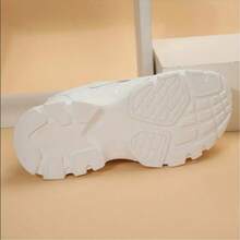 Women's Increased Height Retro Chunky Sneakers, Spring/Autumn 2025 New Fashion Sneakers, Versatile Platform High Heels, Suitable For Petite Women - White - View 8