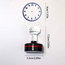 Con dấu đồng hồ tròn lớn, Con dấu thời gian, Đồ dùng giảng dạy, Đồ dùng văn phòng, Con dấu khen thưởng giáo viên, Con dấu bài tập về nhà, Con dấu thời gian, Hiệu quả và di động, Quản lý thời gian, Đồ dùng văn phòng và giáo dục, Chất liệu ABS, Công cụ khen thưởng lý tưởng - Thiết kế hiệu quả và di động, Dễ dàng điền - Một cỡ - Xem 8