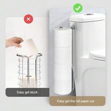 Soporte para papel higiénico sin taladro, estante de hierro para rollo de papel higiénico de baño, se adhiere a la puerta, soporte para toallas de cocina (plateado)