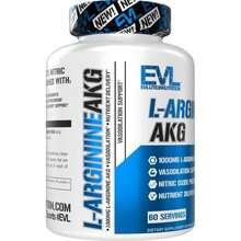 Evlution L-Arginine AKG - Vasodilation &Amp; Nutrient Delivery Support - Nitric Oxide Precursor - 1000mg L-Arginine AKG - Gluten Free &Amp; Non-GMO - Dietary Supplement - 60 Servings - 120 Veggie Capsules - Trắng - Xem 4
