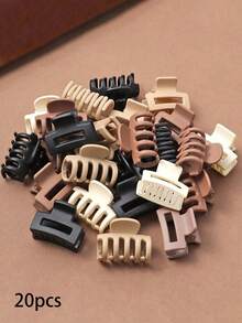 Bộ 15/20/30 kẹp tóc mini đa năng thời trang dành cho nữ, kẹp tóc mái nhỏ, kẹp tóc cá sấu, phụ kiện tóc cổ điển, phù hợp cho gia đình, du lịch, thường ngày, nhẹ và tiện lợi, kẹp tóc càng cua, kẹp tóc hàm, kẹp tóc cài, kẹp giữ tóc, phụ kiện tóc mùa thu đông cho nữ, mùa hè, đi biển. - Nhiều màu - Xem 5