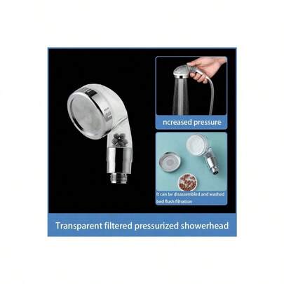 Shower Head Attachment Kit For Faucets, Includes A Handheld Pressure-Boosting Sprayer. Ideal For Use With Sinks And Bathrooms.