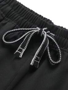 3pcs/Set Women Plus Size Loose Casual Straight Leg Pants, Suitable For Daily Wear, Spring, Autumn, All Seasons