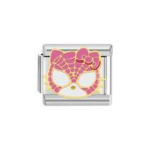 DIY 魅力弹性手链，不锈钢单模块配件，用于创建个性化手链 DIY 套件，适合所有人的意大利时尚单品，丰富多彩的图案包括猫、猫头鹰、天鹅和小狗心形珠宝用品 - 彩色 - 查看 2