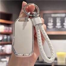 汽车钥匙包保护套适用于起亚 Cerato、Ceed、Forte、NIRO、Sorento、Seltos、Sportage、K5、K3、Cadenza、KX7、KX5、KX3 - 3 键钥匙扣万圣节配件教师节圣诞节礼物创意