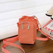 1 pieza Bolsa para vaso de agua, bolso de hombro, nuevo vaso aislado ligero para exteriores, bolso inclinado, bolso inclinado para teléfono, bolso de hombro para mujer