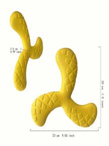 1 Interaktives Haustier-Spielzeug - Strapazierfähiges EVA-Material, schwimmende Drei-Blatt-Dart-Konstruktion, Spielzeug für kleine und mittlere Hunde, Hundenspielzeug, Outdoor-/Strand-Interaktionsartikel