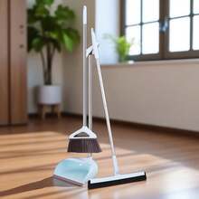 Set de Escoba con Recogedor Compacto y Jalado, Kit de Limpieza Hogar Tamaño Pequeño, Color al Azar - Multicolor - Ver 6