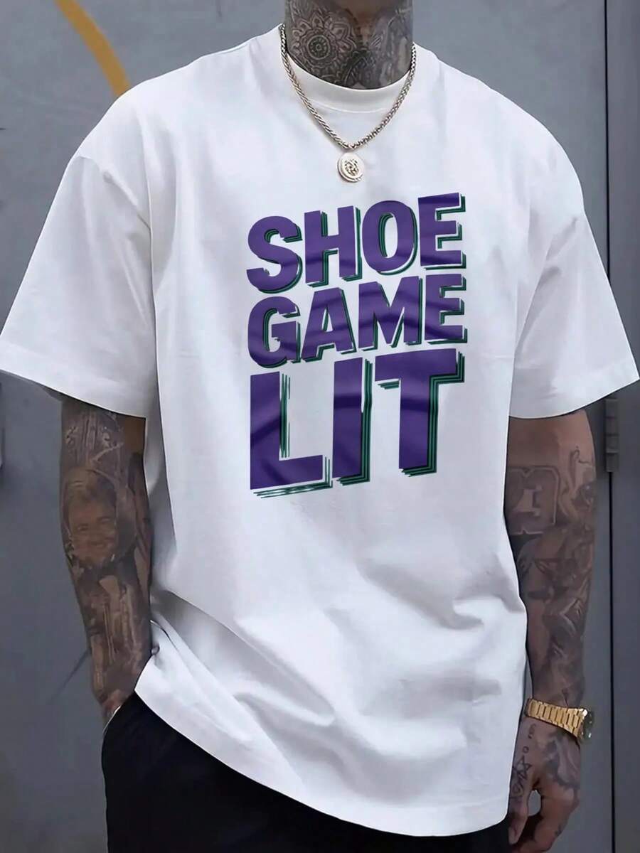 Camiseta con iluminación del juego de zapatos - Blanco - Ver 1