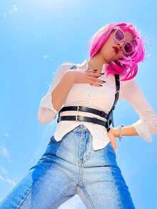 Leather Harness Belt For Women Harness For Women Fashion Leather Body Harness Rave Costume Belt Women's Corset Belt