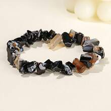 5-8mm Natural Stone Bead Bracelet, Wholesale Bulk, Amethyst/Lapis Lazuli/Tiger's Eye, Natural Healing Power, Elegant Fashion Jewelry For Daily Wear - Multicolor - View 20