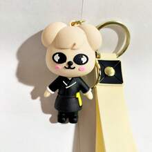 Cosplay Series Anime Figures Kawaii New Skz Kpop Women Cute Cartoon Figures Bag Pendant Keyring Car Key Chain Accessories Jewelry Toy Stray Gifts A Christmas And Birthday Gift For A Friend - Multicolor - View 7