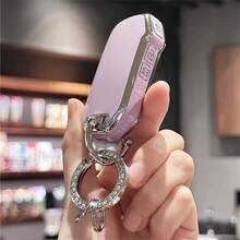 汽车钥匙包保护套适用于起亚 Cerato、Ceed、Forte、NIRO、Sorento、Seltos、Sportage、K5、K3、Cadenza、KX7、KX5、KX3 - 3 键钥匙扣万圣节配件教师节圣诞节礼物创意