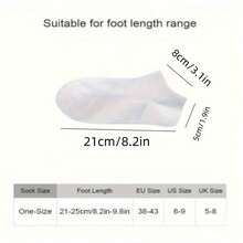 10 Pairs Of Solid Color Socks, Available In Black/White/Gray, Low Cut Casual Socks, Suitable For Daily Wear, Work, Commuting And Other Scenarios - Black - View 4