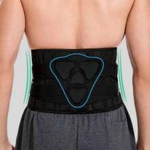 1Pc Lower Back Brace Orthopedic Lumbar Support Breathable Waist Belt - M - View 2