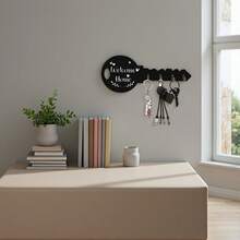 1pc Bohemian Style Wooden Key Rack ,Key Chain With Shelves And Hooks,Kitchen Storage Racks, Wall-Mounted Storage Rack,Clothes Hanger - Easy To Install,Space-Saving Wall-Mounted Organizer For Keys,Coats,Etc. - Suitable For Entrances,Kitchens,Offices,Key Racks,Room Decor,Home Decor,Bathroom Decor, Closet Organization And Storage Kitchen Items Kitchen Accessaries Kitchen Tools - Multicolor - View 4