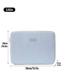 Cute Macaron Color Corduroy Laptop Bag For Girls, Soft Padded Notebook Sleeve Case, 13/14 Inches 15/15.6 Inches Portable Computer Pouch Laptop Case Laptop Bag For Ladies Suitable For School, Office, And Commuting Back To School Stuff Bag Autumn University Essentials Laptop Bag For Women Mac Book Case Laptop Sleeve