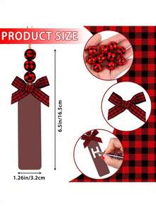 8Pcs Large Christmas Stockings With DIY Wood Name Tags, 18 Inch Large Stockings Xmas Hanging Decorations With Christmas Stocking Tags For Xmas Party Decor Decorations - Multicolor - View 6