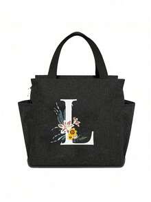 1 buc Geantă termică cu buzunar dublu Geantă de prânz cu capacitate mare, cu imprimeu de floarea-soarelui, pentru studenți, geantă termică pentru mese, geantă termică portabilă pentru picnic, geantă de prânz termică pentru birou, geantă de prânz școlară, geantă de prânz izolată pentru cutie de prânz, recipient pentru prânz pentru serviciu, birou, vacanță, pentru bărbați, pentru femei, pentru camping, cutie de prânz școlară, geantă de prânz multifuncțională pentru femei, cutie de prânz pentru școală, geantă impermeabilă pentru călătorii