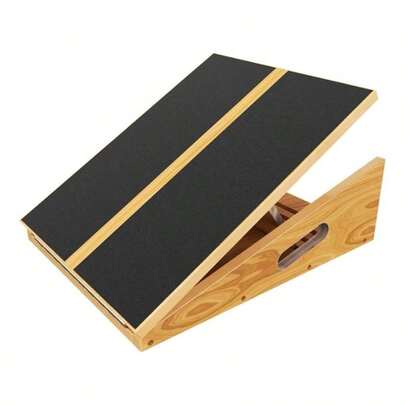 Professional Wooden Slant Board, Adjustable Incline Board And Calf Stretcher, Slant Board Calf Stretching, Balance Stretch Board