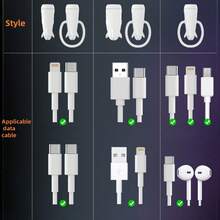 2-In-1 Silicone Cable Protector & Organizer, Prevents Charging Cable Breakage, Compatible With Apple Devices