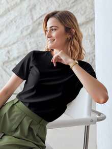 Women Blouses - Black - View 1