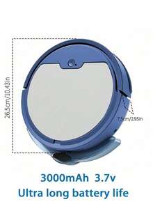 Teckwe Upgraded Reinforced Robot Vacuum Cleaner, 2-In-1 Sweeping & Mopping, Super Long Runtime, Low Noise, High Speed, Portable USB Charging, Smart Robot Vacuum, APP Control