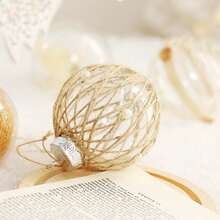 6PCS Christmas Ball Ornaments Set With Top Tier Surface Finishing Processes Decoration Suitable For Weddings Engagements Home Decor Christmas Decorations Room Decor Winter Christmas Decorations Home Christmas Gifts Christmas Decor