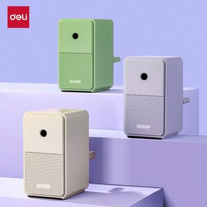 Deli 5-Gear Adjustable Rotary Pencil Sharpener - Large Capacity & Long-Last Blade For Office, School, And Art Use