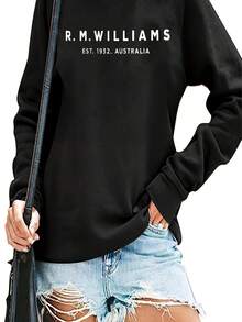 Women's Heart-Shaped Knot Printed Sweatshirt - Cozy Fall/Winter Pullover, Long Sleeves, Crew Neck, Casual, Perfect For Halloween Party Outfits, Everyday Fall Fashion And Fall/Winter Outfits, Playful Design, Soft Fabric, Comfortable Material, Fashion Apparel