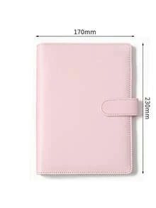 1Set Premium Multi-Functional A5 Photo Card Binder Photo Book, Sleek Album Design, Compact And Durable Organizer, PU Leather Binder Notebook Cover Loose-Leaf Organizer For Daily Planning And Note-Taking, Office Supplies, Ticket Card Collection Book