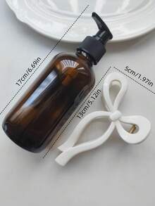 1pc Women's Soft Silicone Bow Claw Clips, Simple 3D Hair Claw, Summer Ponytail Holder, Anti-Drop & Shatterproof Elegant Hair Accessories Elegant Hair Clips Winter Hair Clutch - Multicolor - View 10